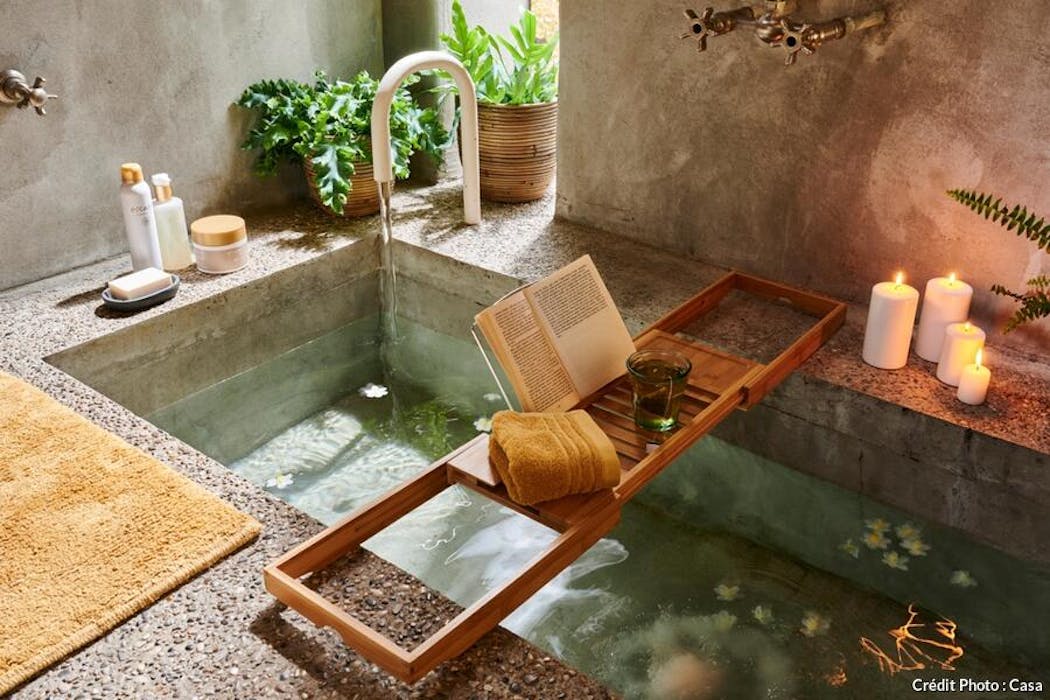 Idées déco pour une salle de bain nature / zen