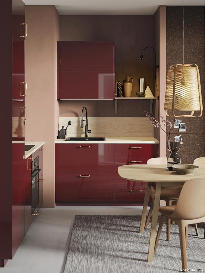 cuisine rouge IKEA 2021