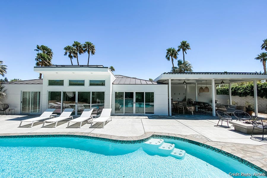 Hidalgo house, villa de rêve Airbnb à l'américaine. Vue sur la piscine. 