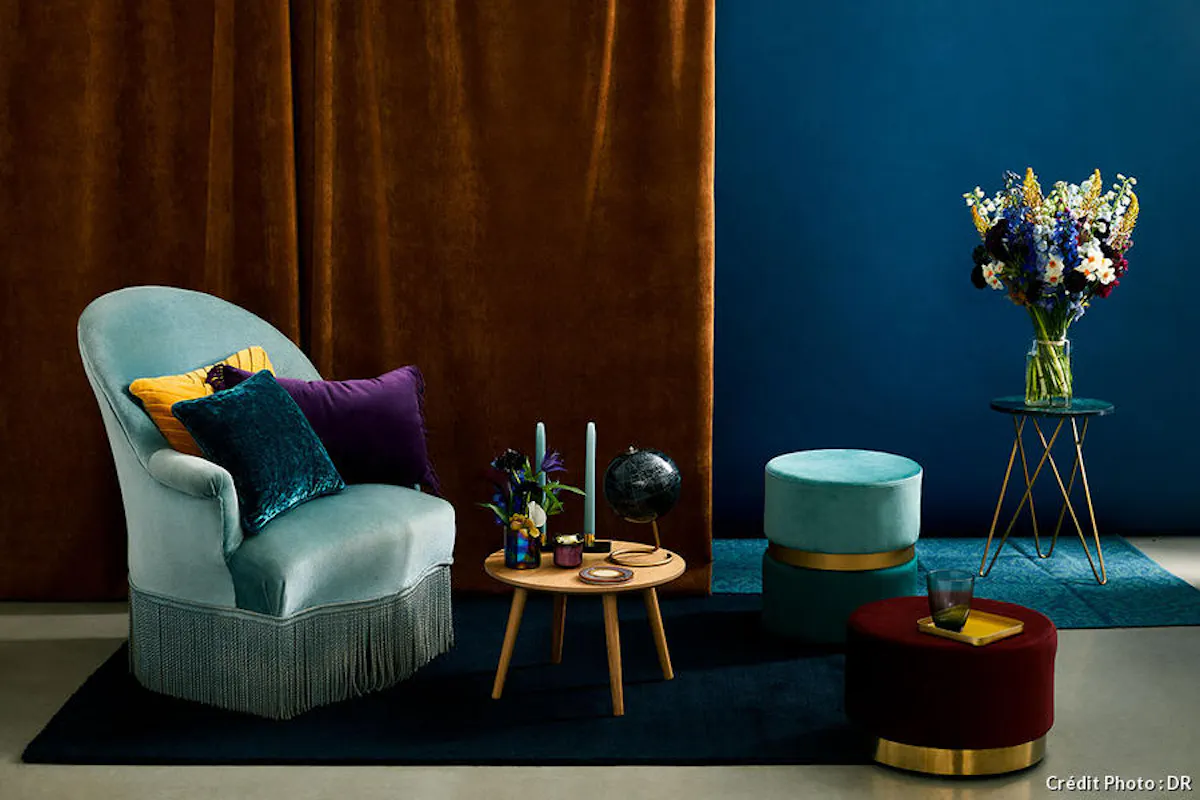 La décoration joue sur le velours | Maison Créative