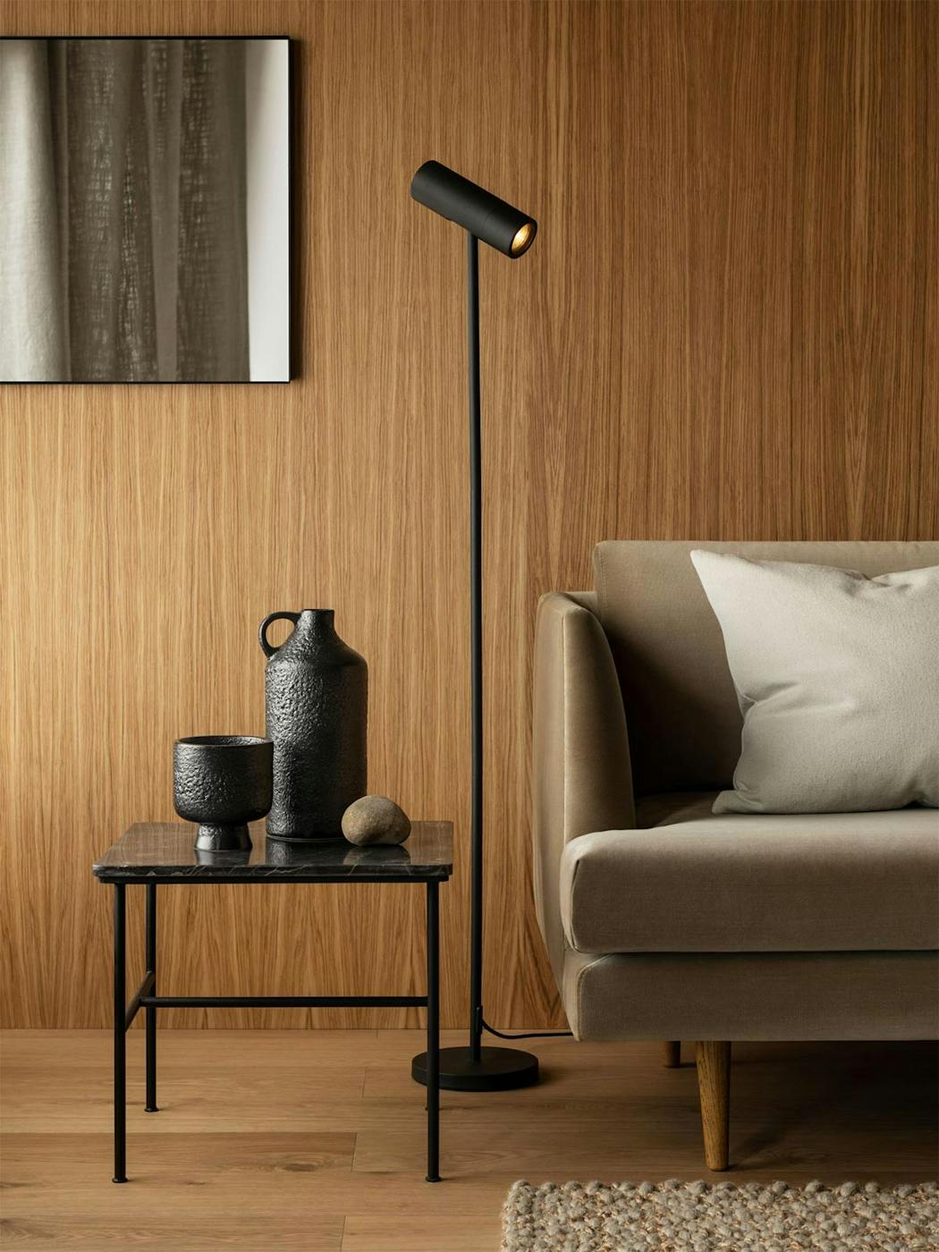 lampe en métal noir H&M Home
