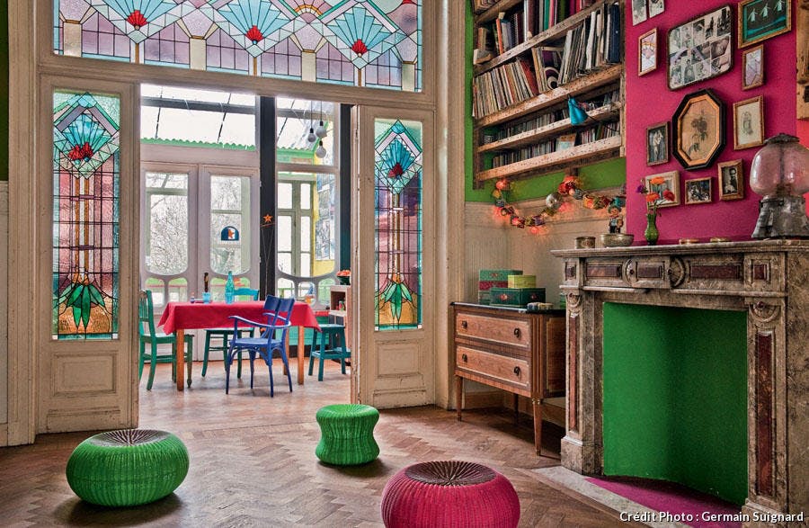 salon coloré à Anvers