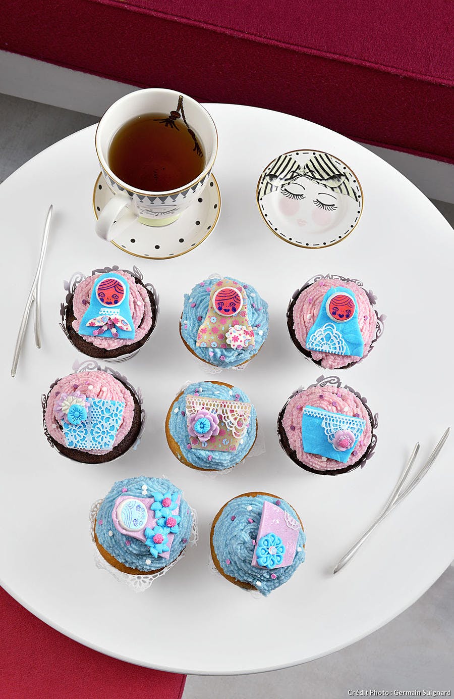 Cupcakes à la mode russe
