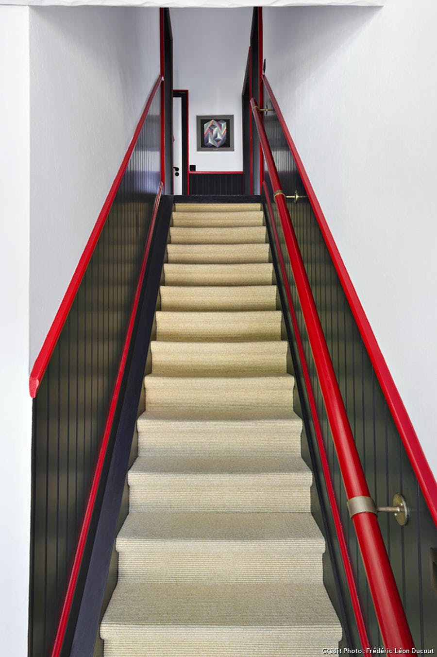 L'escalier de la maison, Knokke-le-Zoute