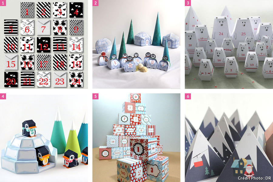 Calendrier De L'avent Personnalisé à Remplir Calendrier de l’Avent personnalisé : 25 idées originales | Maison Créative