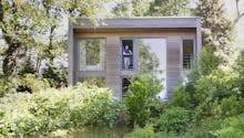 Une maison à ossature bois ouverte sur la nature