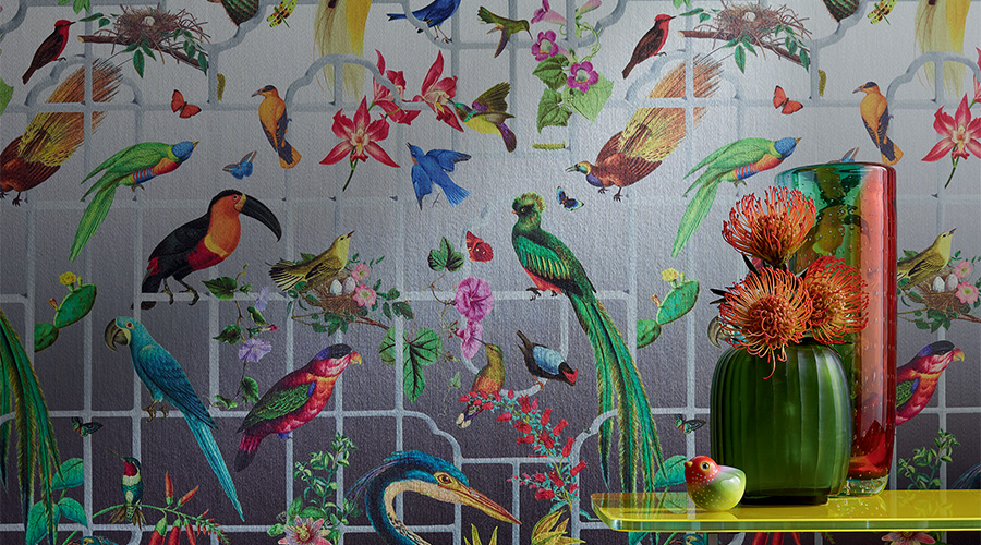 18 papier peint oiseaux tendances et inspirants | Maison Créative