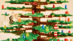Créez un sapin de Noël avec des Lego®