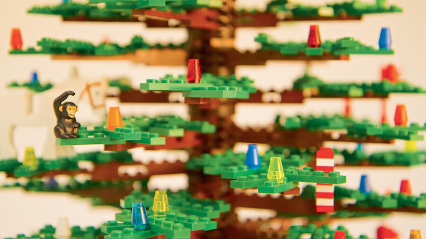 Créez un sapin de Noël avec des Lego®