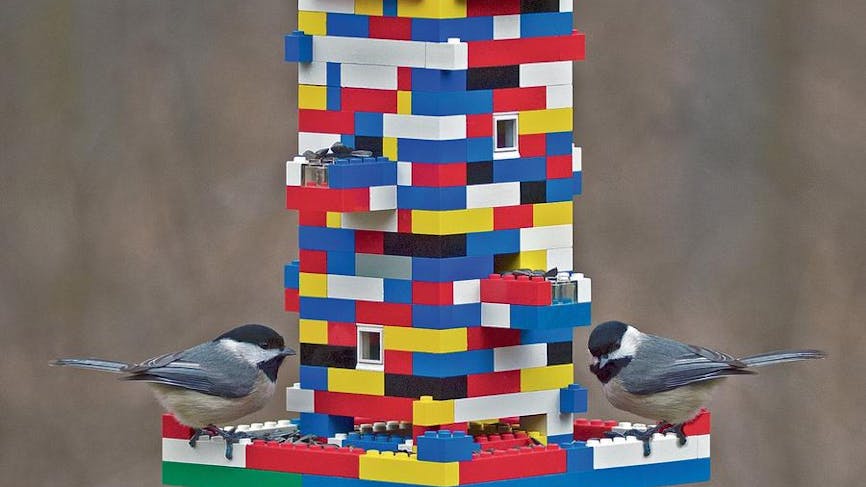 Créer une tour mangeoire en Lego®
