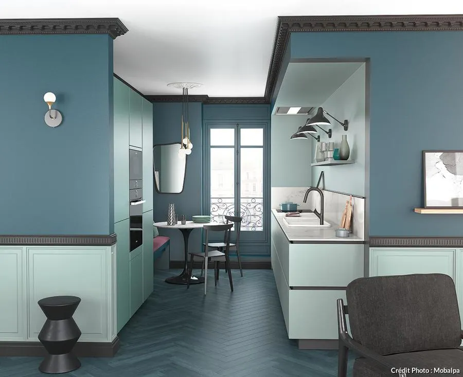 25 cuisines vertes sublimes ! (bois, amande, olive) | Maison Créative