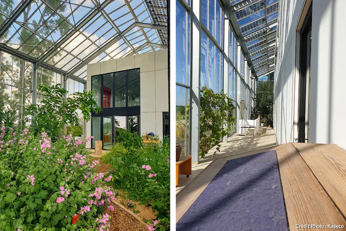 La maison sous serre par Kaseco | Maison Créative