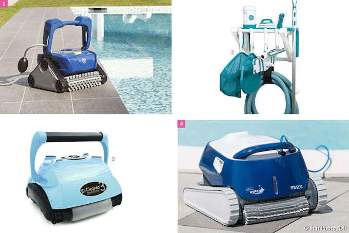 accessoires d'entretien de la piscine, robots de nettoyage