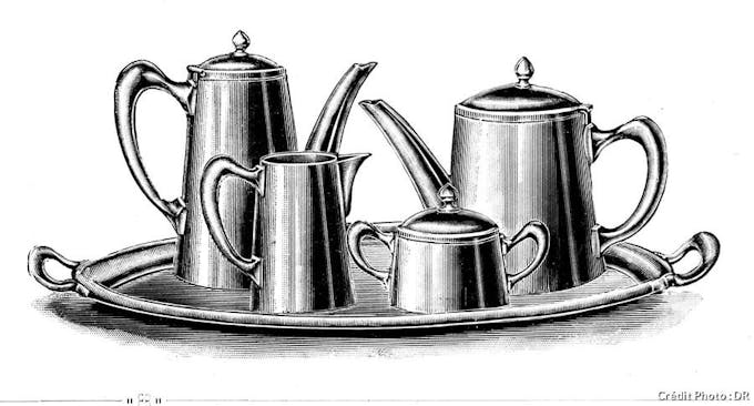 le premier objet créé par alessi est un service à café