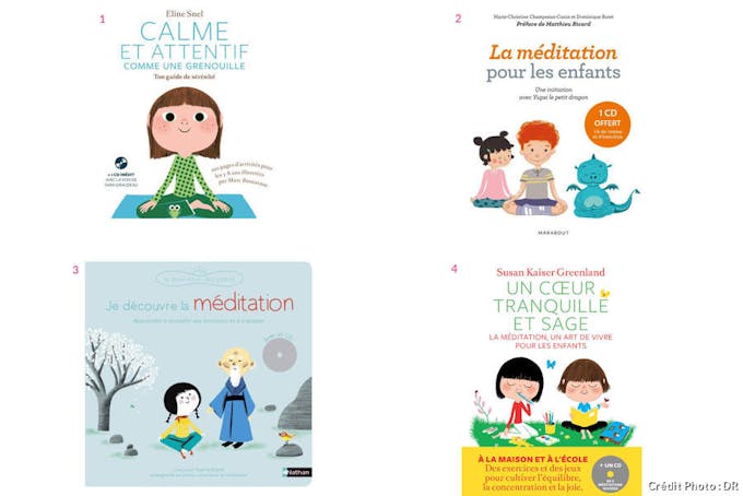 sélection de livres pour apprendre la méditation aux enfants