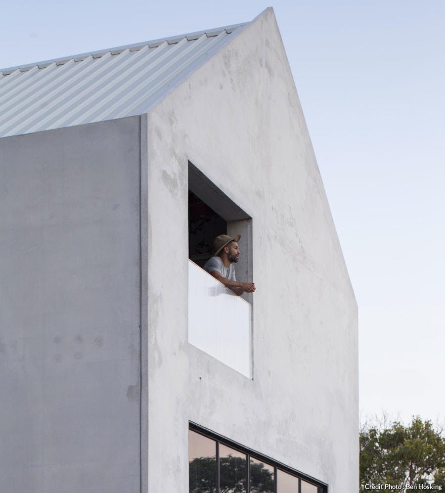 Une maison d'architecte en béton brut écologique | Maison Créative