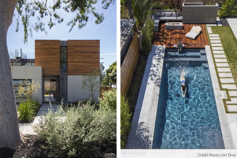 Une résidence contemporaine avec piscine