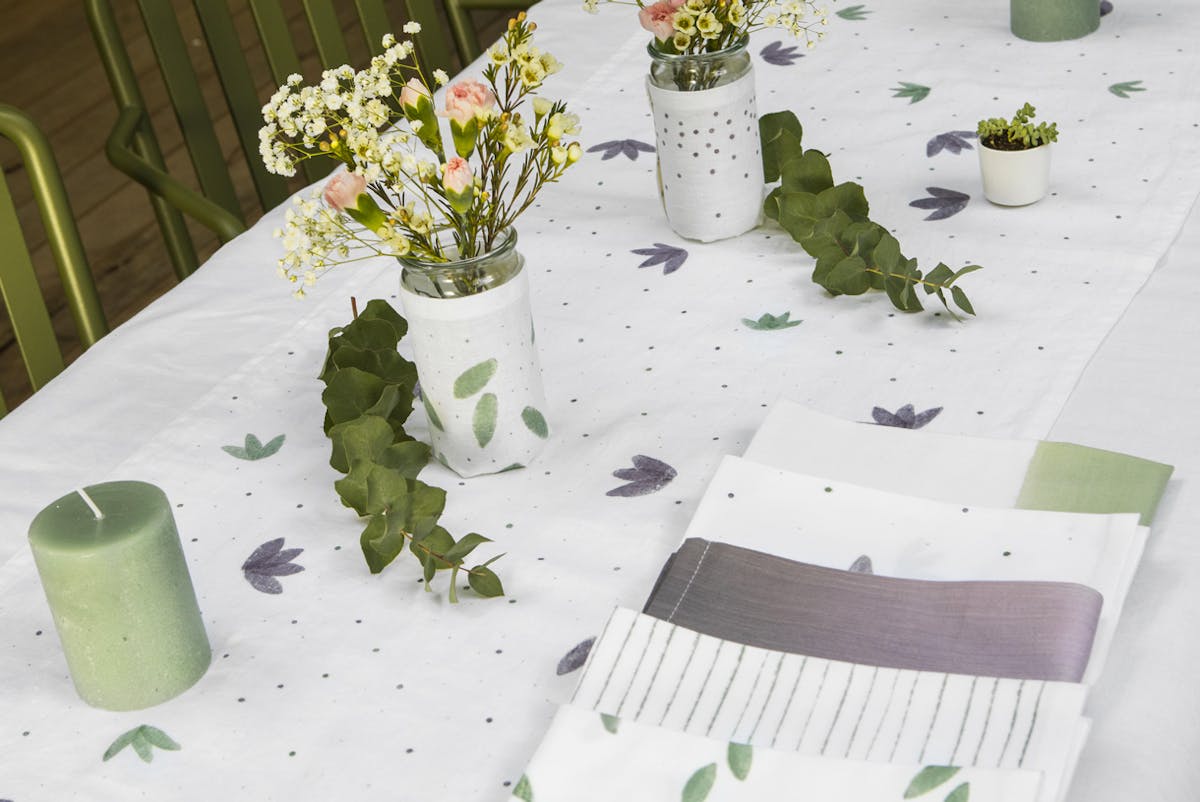 Idées de nappes pour tables basses DIY - Inspirations Créatives