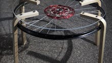 Créer des tables gigognes avec des roues de vélo