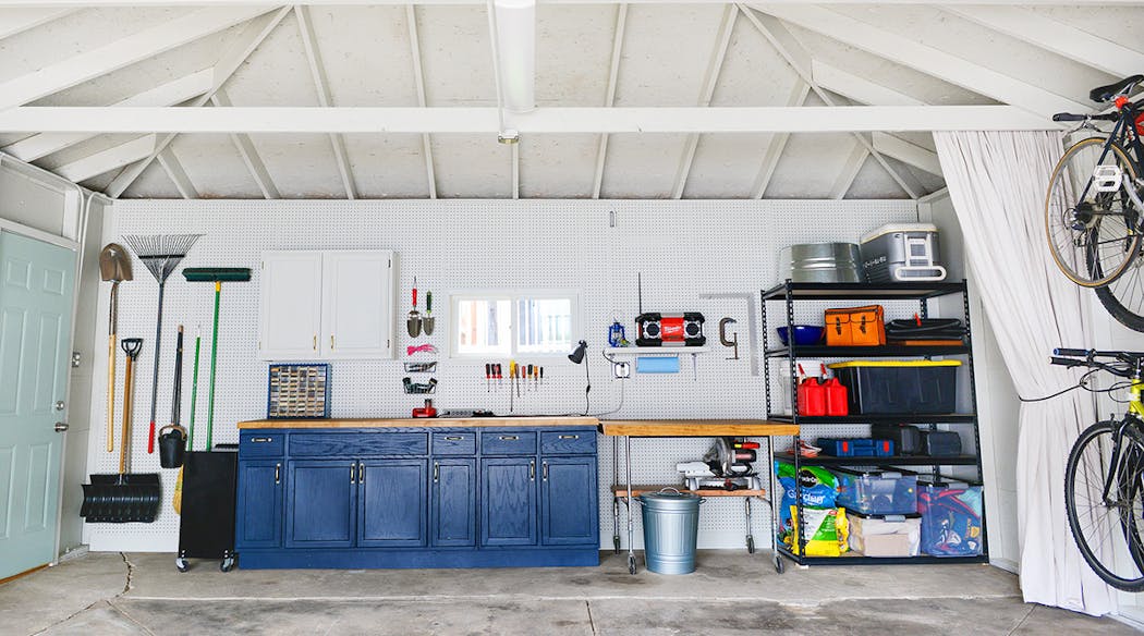 Aménagement de garage, idées rangement de garage