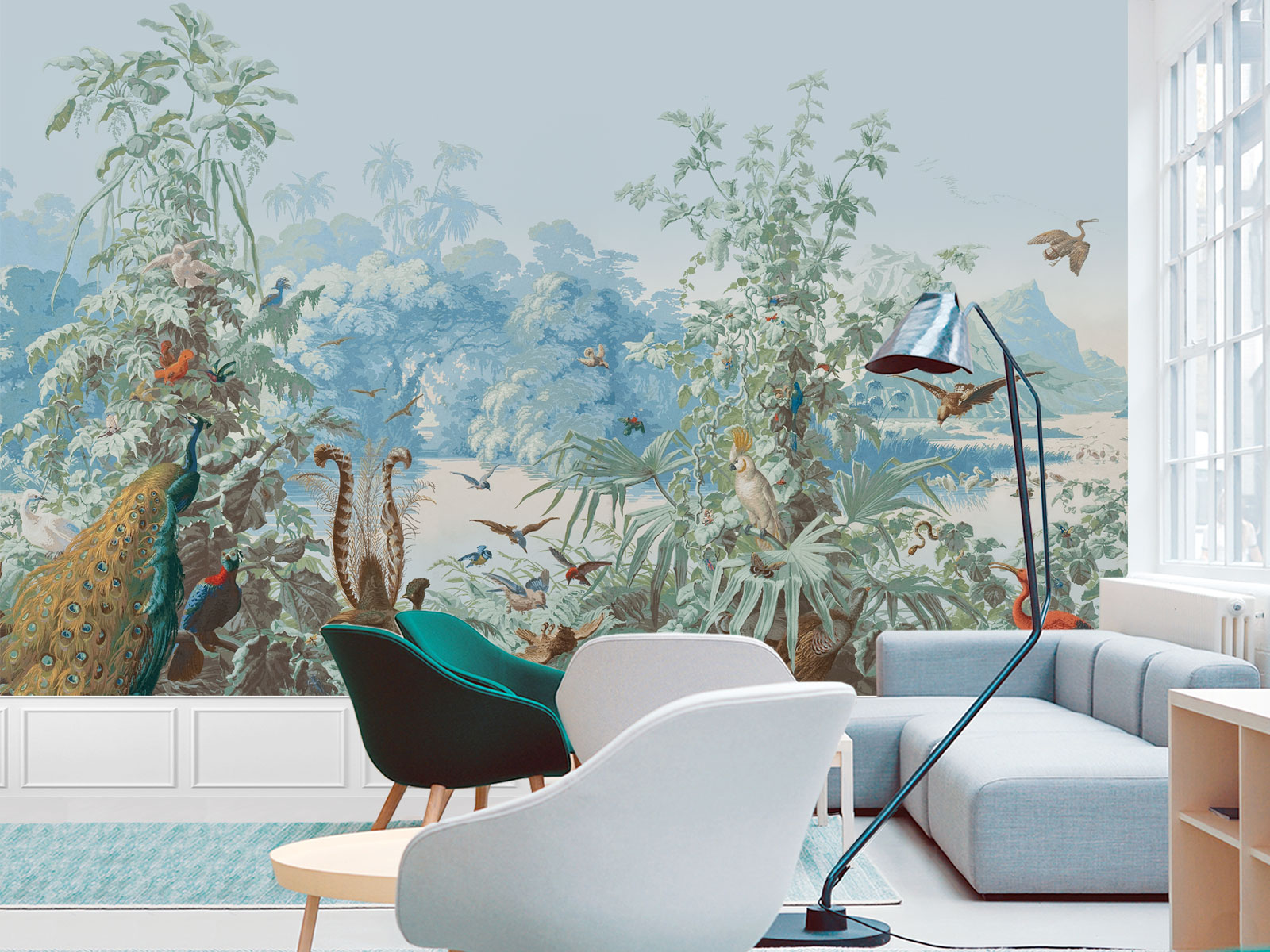 18 papier peint oiseaux tendances et inspirants | Maison Créative