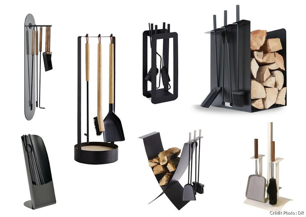 Set d'accessoires cheminée - Quatuor Design