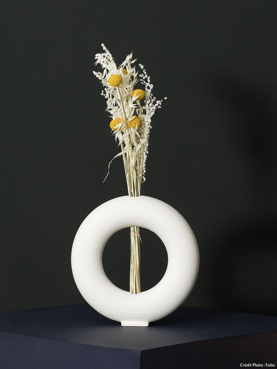 Vase design rond