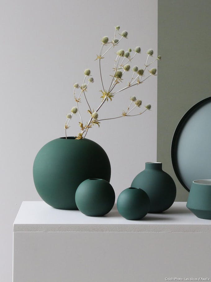 Vase design vert