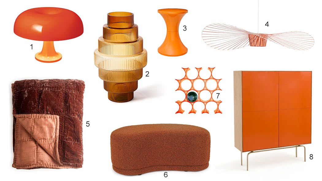 décoration design orange