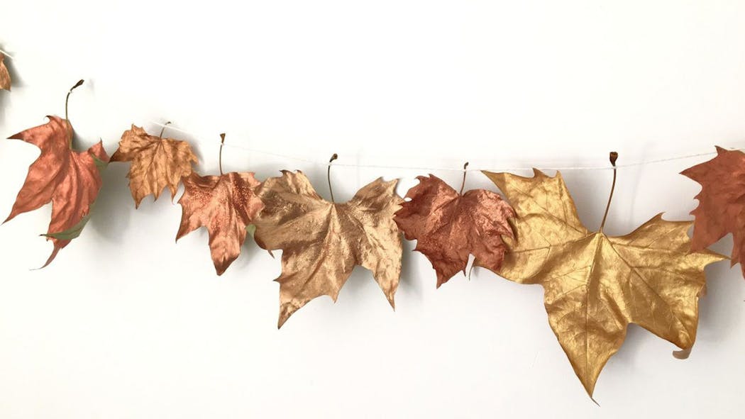 DIY Guirlande de Feuilles