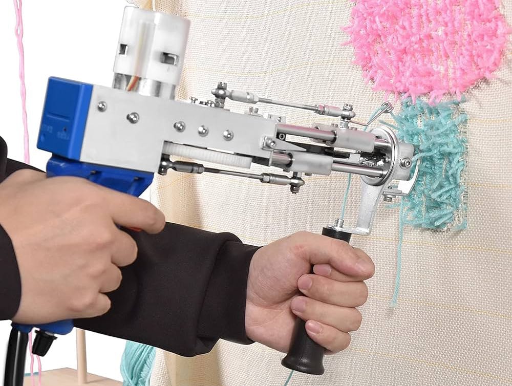 un pistolet à tufter