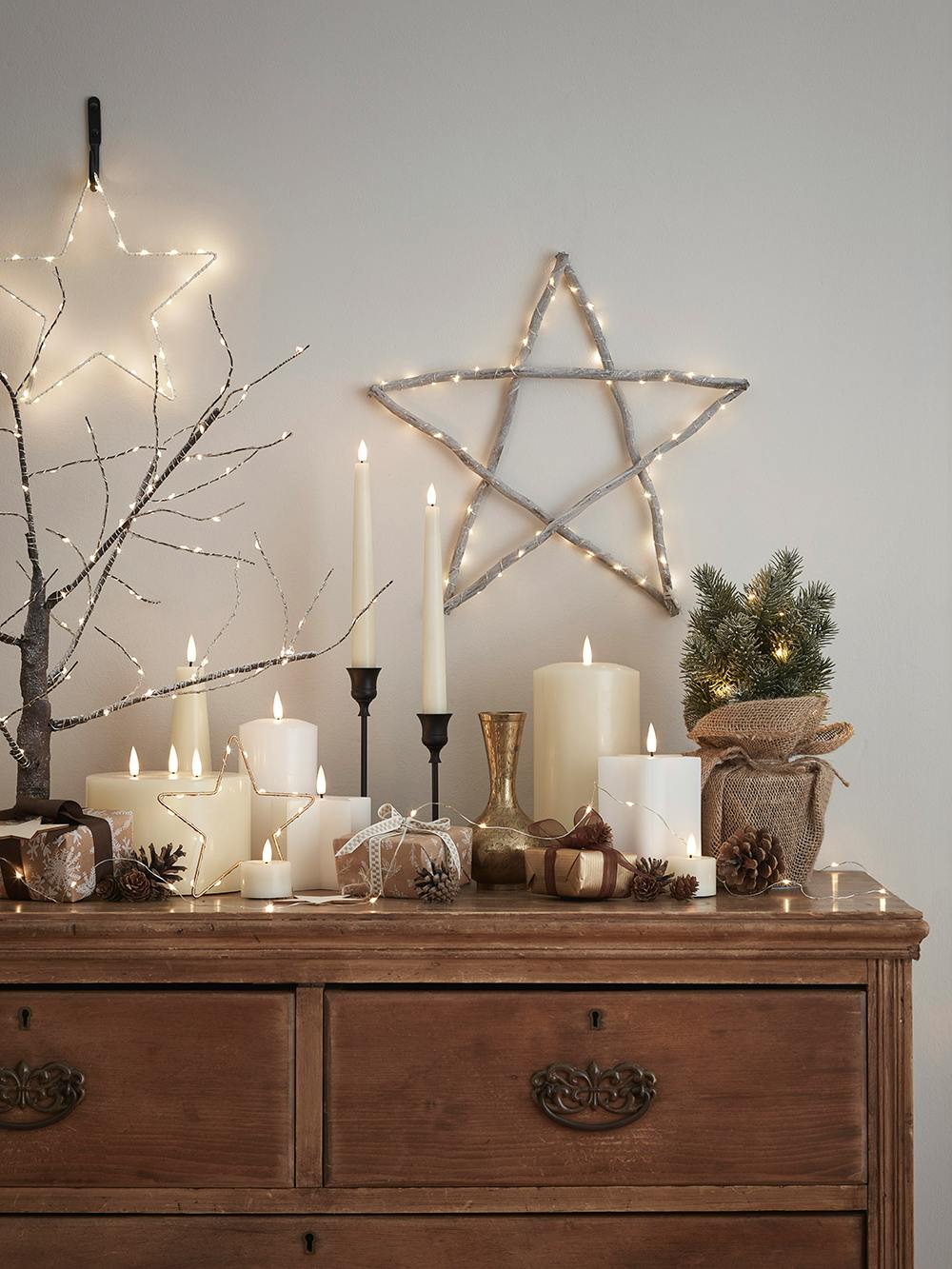 inspiration décoration de noel blanche
