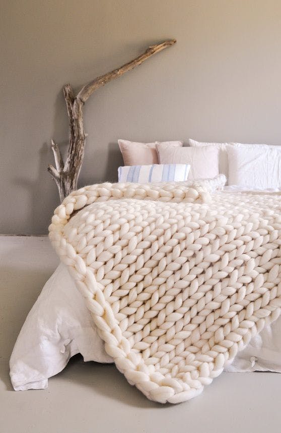 tricot à carreaux