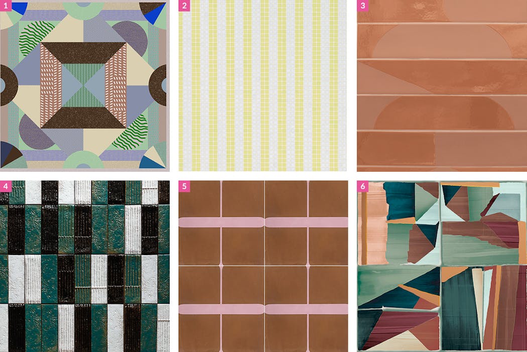 sélection de carrelage graphique