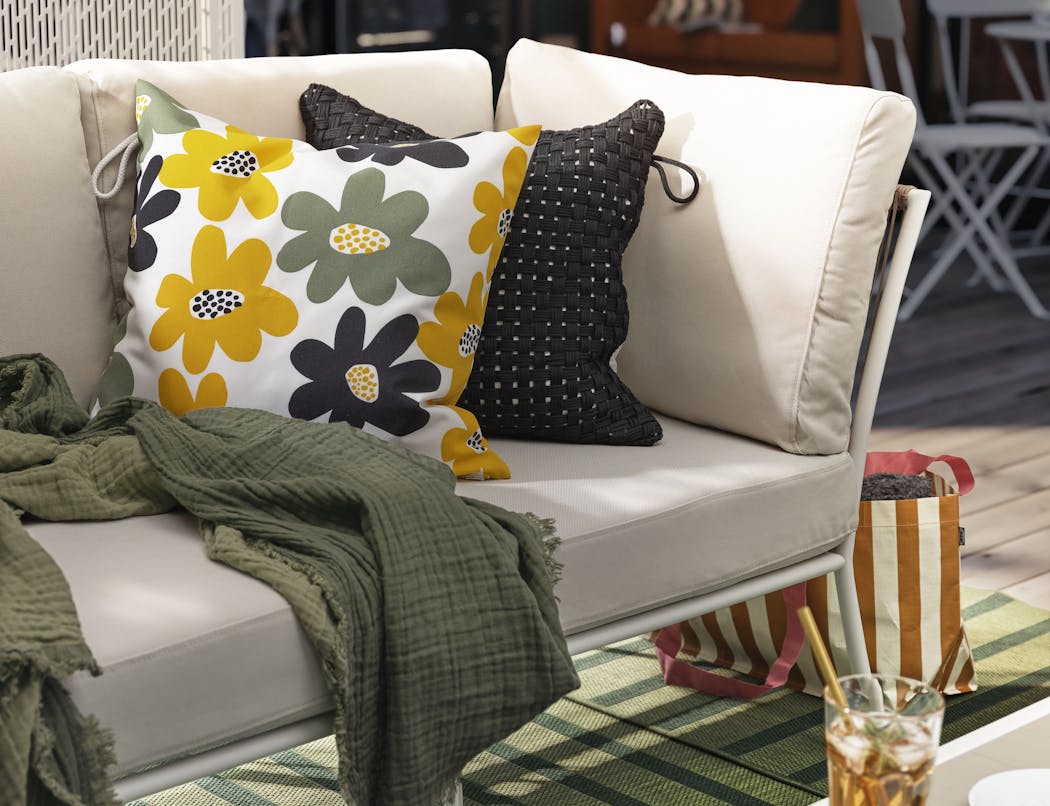 Coussins d'extérieur IKEA.