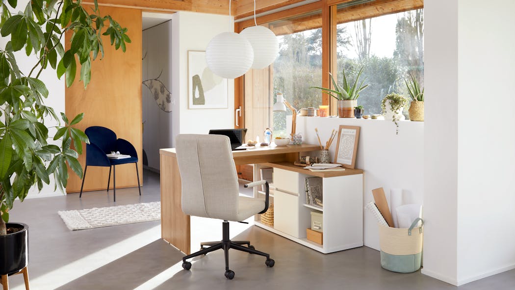 Tendance déco bureau végétal