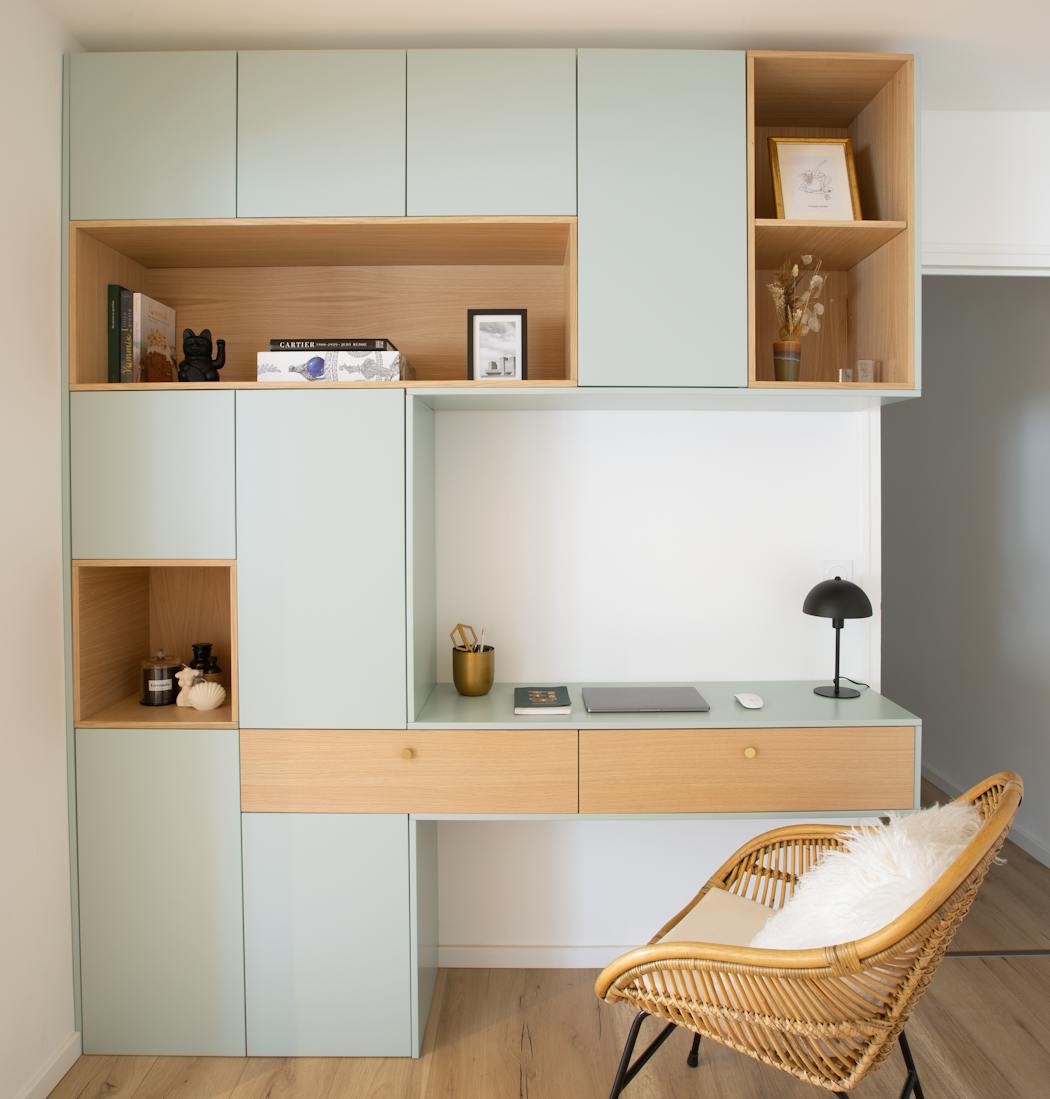 Tendance déco bureau rangements